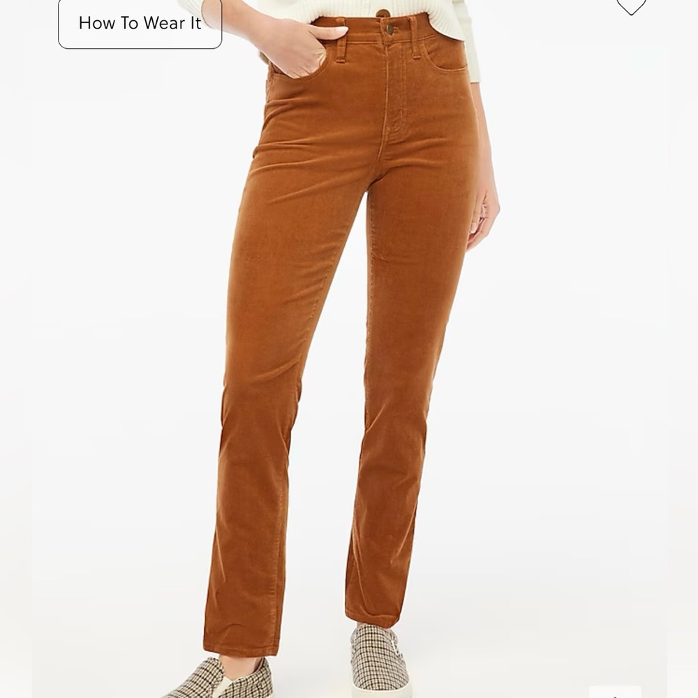 J. Crew Women's Straight Leg Pants in Brown